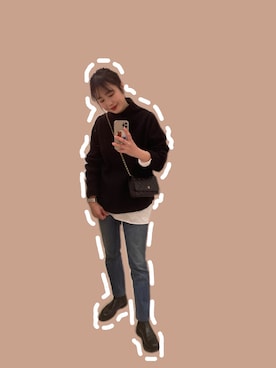 mizuhoさん（レディース・156cm）の冬コーディネート