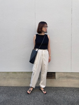 「Ray BEAMS（レイビームス）のアイテム」を使った、mizuhoさん（レディース・156cm）の夏コーディネート