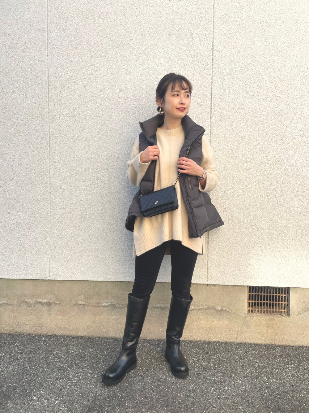 Fur クルースリットプルオーバー◇を使った人気ファッション