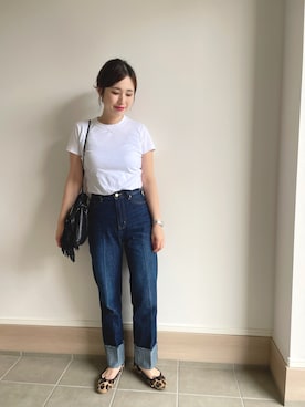 「GOOD GRIEF（グッドグリーフ）のアイテム」を使った、mizuhoさん（レディース・156cm）の夏コーディネート