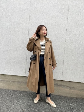 「MARIA BLACK（マリアブラック）のアイテム」を使った、mizuhoさん（レディース・156cm）の冬コーディネート