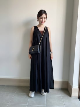 「UNITED ARROWS（ユナイテッドアローズ）のアイテム（ピアス（両耳用））」を使った、mizuhoさん（レディース・156cm）の夏コーディネート