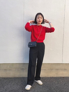 「アイテム（リング）」を使った、mizuhoさん（レディース・156cm）の春コーディネート