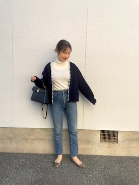 「TOMORROWLAND （トゥモローランド）のアイテム」を使った、mizuhoさん（レディース・156cm）の秋コーディネート