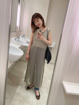 「GOOD GRIEF（グッドグリーフ）のアイテム」を使った、mizuhoさん（レディース・156cm）の夏コーディネート