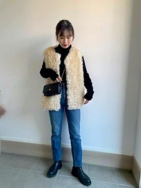 mizuhoさん（レディース・156cm）の冬コーディネート