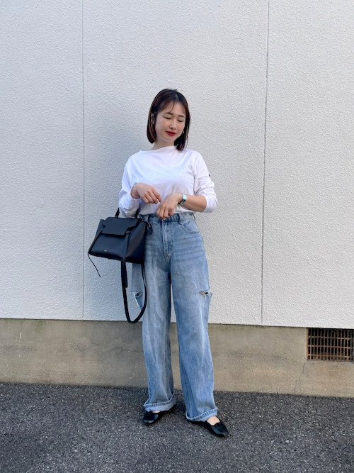 IENA（イエナ）の「AURALEE*IENA 別注ボートネックTシャツ◇（Tシャツ