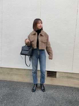 mizuhoさん（レディース・156cm）の冬コーディネート