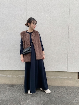 mizuhoさん（レディース・156cm）の冬コーディネート