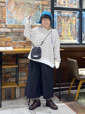 「POLO BCS（ポロ ビーシーエス）のアイテム」を使った、たらこさん（レディース・159cm）の秋コーディネート