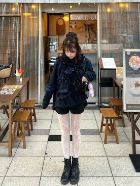 「アイテム（タイツ/ストッキング）」を使った、　honoka__さん（レディース・158cm）の春コーディネート
