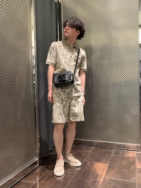 「ARMANI EXCHANGE（アルマーニエクスチェンジ）のアイテム」を使った、⭐︎yusuke⭐︎さん（メンズ・170cm）の春コーディネート