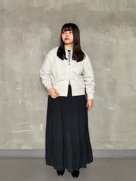 「URBAN RESEARCH DOORS（アーバンリサーチドアーズ）のビット付きローファー（ローファー、ブラック系）」を使った、nazuさん（レディース・155cm）の秋コーディネート