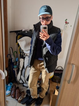 「thisisneverthat（ディスイズネバーザット）のアイテム」を使った、1124kitsukiさん（メンズ・167cm）の春コーディネート