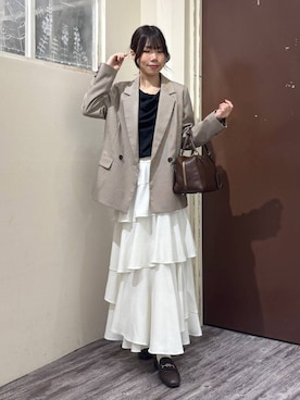 「mysty woman（ミスティウーマン）のアイテム（シューズ）」を使った、𝚊𝚢𝚊𝚔𝚊 さん（レディース・158cm）の秋コーディネート
