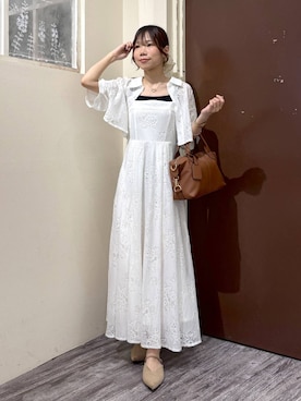 「mysty woman（ミスティウーマン）のアイテム（ボストンバッグ）」を使った、𝚊𝚢𝚊𝚔𝚊 さん（レディース・158cm）の夏コーディネート