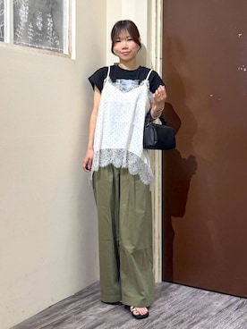 「mysty woman」｜𝚊𝚢𝚊𝚔𝚊 さん（レディース・158cm）の夏コーディネート