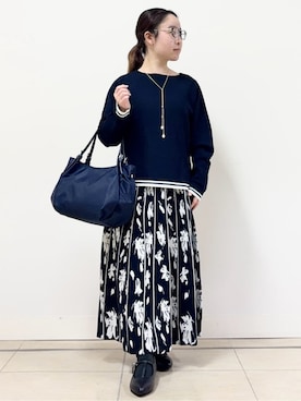 「COUP DE CHANCE（クードシャンス）のアイテム」を使った、tomominさん（レディース・145cm）の冬コーディネート