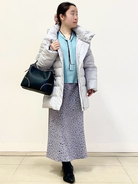 「Reflect（リフレクト）のアイテム（ダウンジャケット/コート）」を使った、tomominさん（レディース・145cm）の秋コーディネート