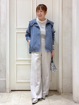 「SOUP（スープ）のアイテム（トップス）」を使った、mocoさん（レディース・153cm）の冬コーディネート