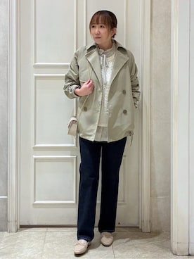 「grove（グローブ）のアイテム」を使った、mocoさん（レディース・153cm）の春コーディネート