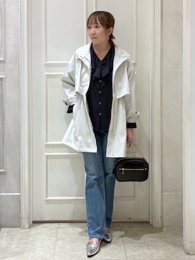 「grove（グローブ）のアイテム（パンツ）」を使った、mocoさん（レディース・153cm）の春コーディネート