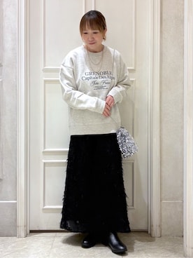 mocoさん（レディース・153cm）の冬コーディネート