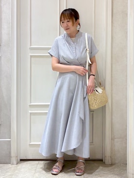 「grove（グローブ）のアイテム」を使った、mocoさん（レディース・153cm）の夏コーディネート