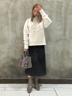 minaさん（レディース・154cm）の春コーディネート