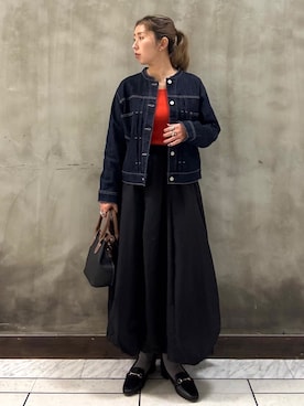 minaさん（レディース・154cm）の春コーディネート