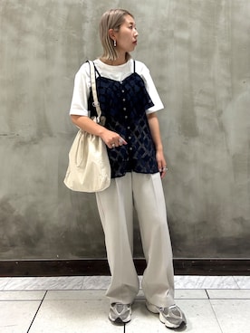 minaさん（レディース・154cm）の夏コーディネート