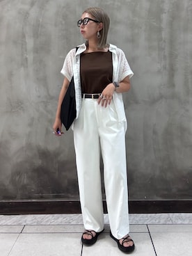 minaさん(レディース・154cm)の夏コーディネート