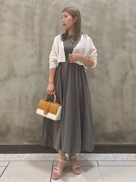 「grove（グローブ）のアイテム」を使った、minaさん（レディース・154cm）の夏コーディネート
