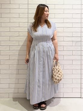 「OPAQUE.CLIP（オペークドットクリップ）のアイテム」を使った、yuuさん（レディース・154cm）の夏コーディネート