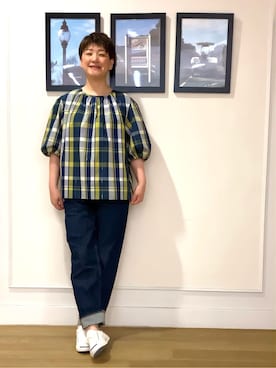 Hiroさん(レディース・158cm)の夏コーディネート