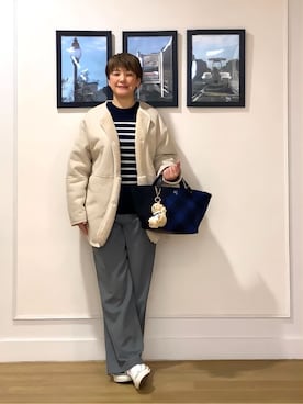Hiroさん(レディース・158cm)の冬コーディネート