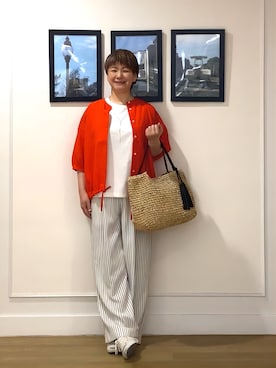 Hiroさん(レディース・158cm)の夏コーディネート