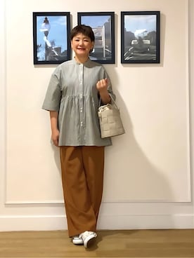 Hiroさん(レディース・158cm)の夏コーディネート