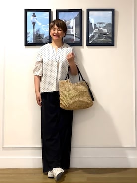Hiroさん(レディース・158cm)の夏コーディネート