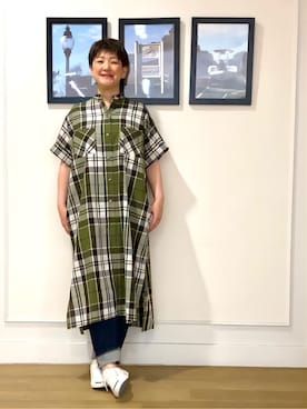 Hiroさん(レディース・158cm)の夏コーディネート