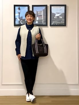 Hiroさん（レディース・158cm）の秋コーディネート