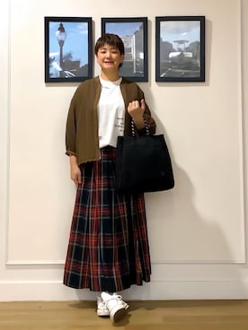 Hiroさん（レディース・158cm）の秋コーディネート