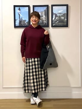Hiroさん(レディース・158cm)の冬コーディネート