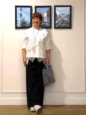 Hiroさん(レディース・158cm)の夏コーディネート