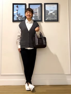 Hiroさん（レディース・158cm）の秋コーディネート