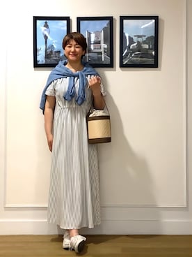 Hiroさん（レディース・158cm）の夏コーディネート