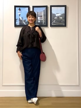 Hiroさん（レディース・158cm）の秋コーディネート