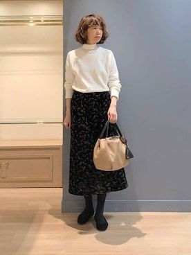 michiさん(レディース・160cm)の冬コーディネート