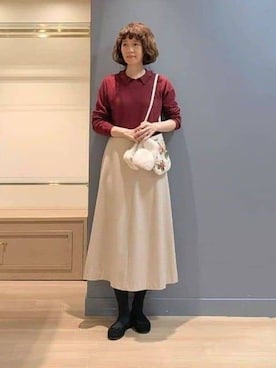 michiさん(レディース・160cm)の冬コーディネート