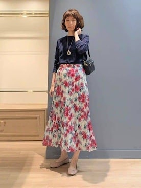 「Rubyrivet（ルビーリベット）のアイテム」を使った、michiさん（レディース・160cm）の冬コーディネート